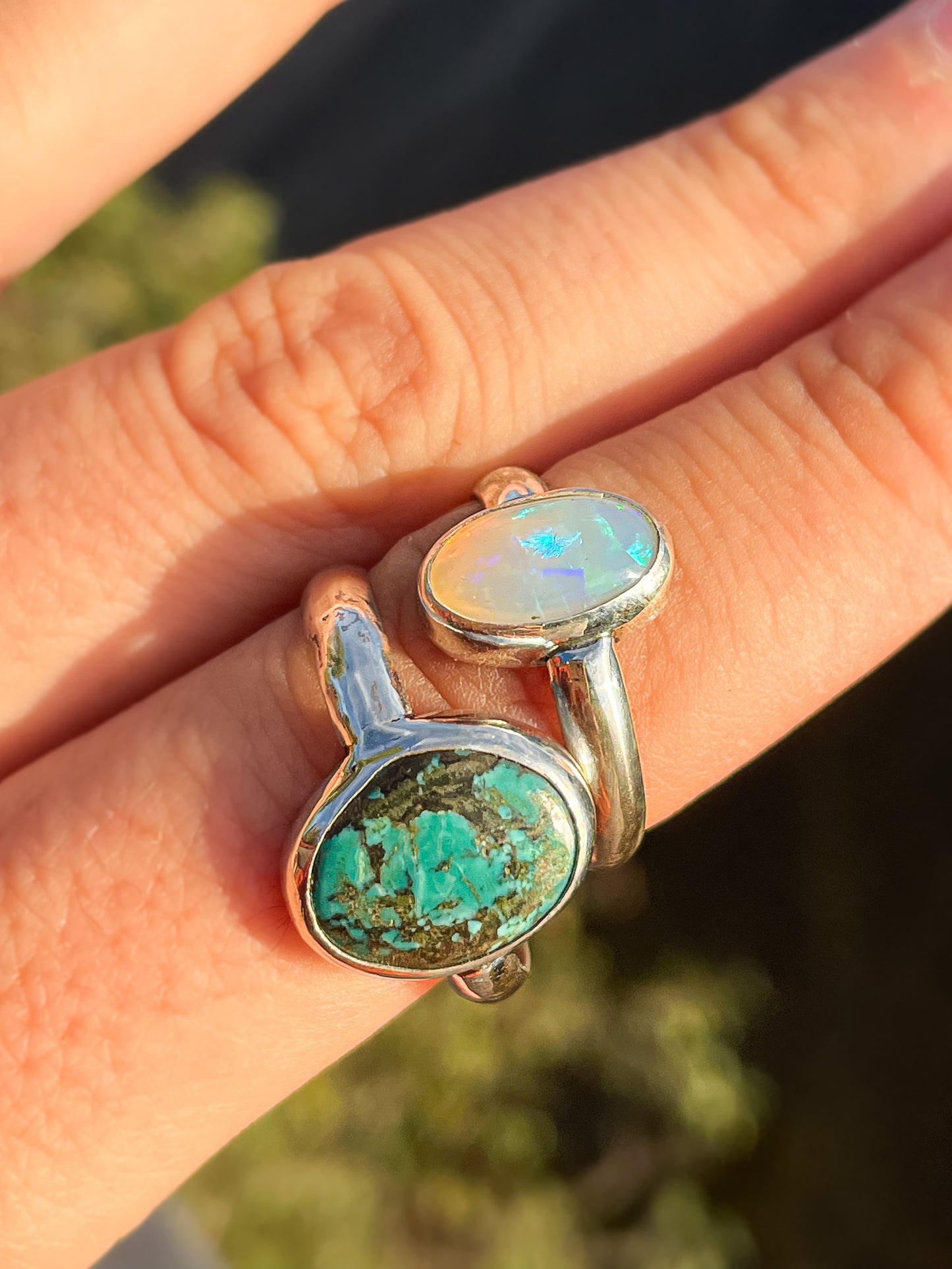 Trésors d’argent - Bague turquoise