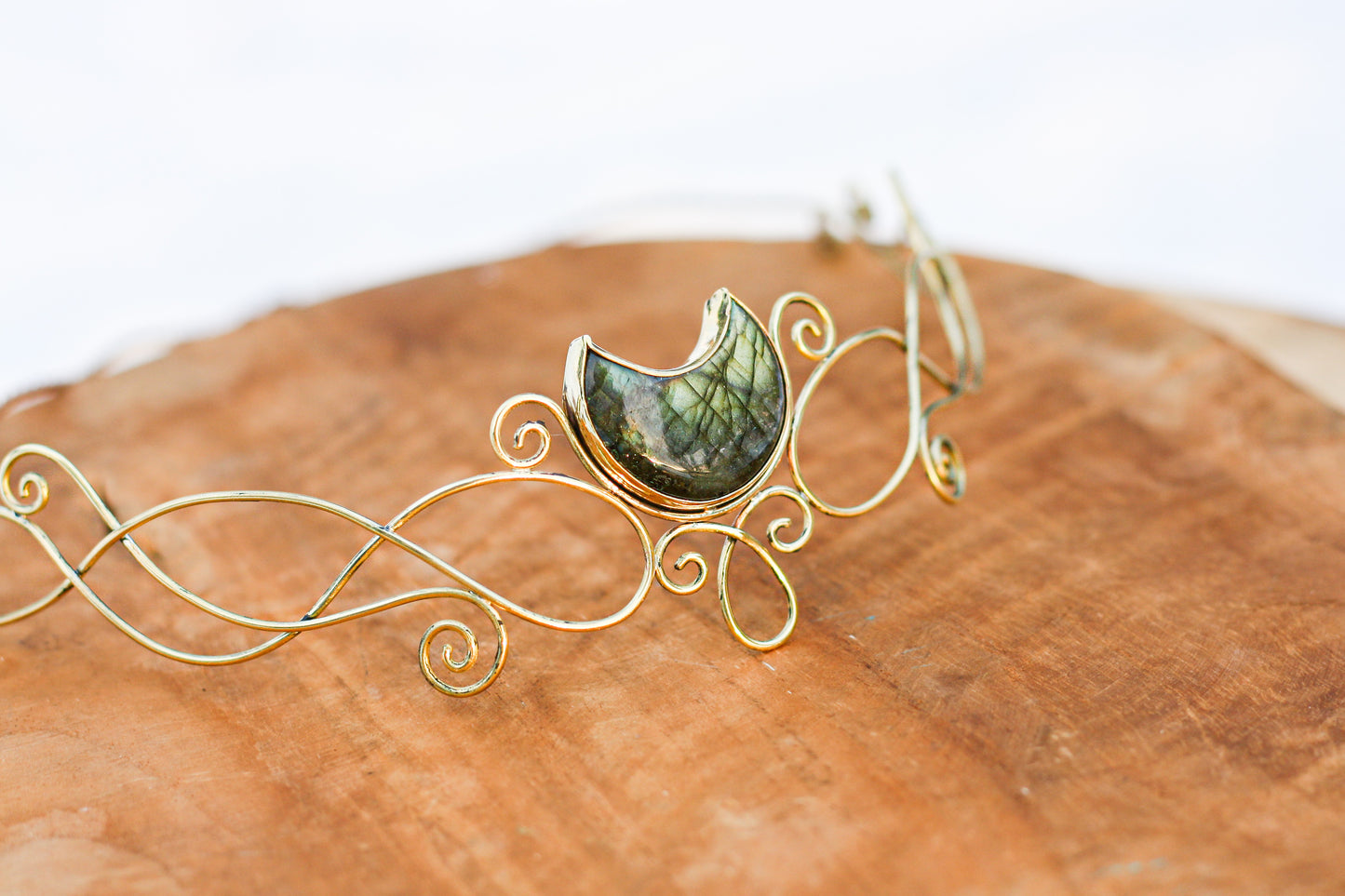 Treasures of the High Priestess - Labradorite Tiara
