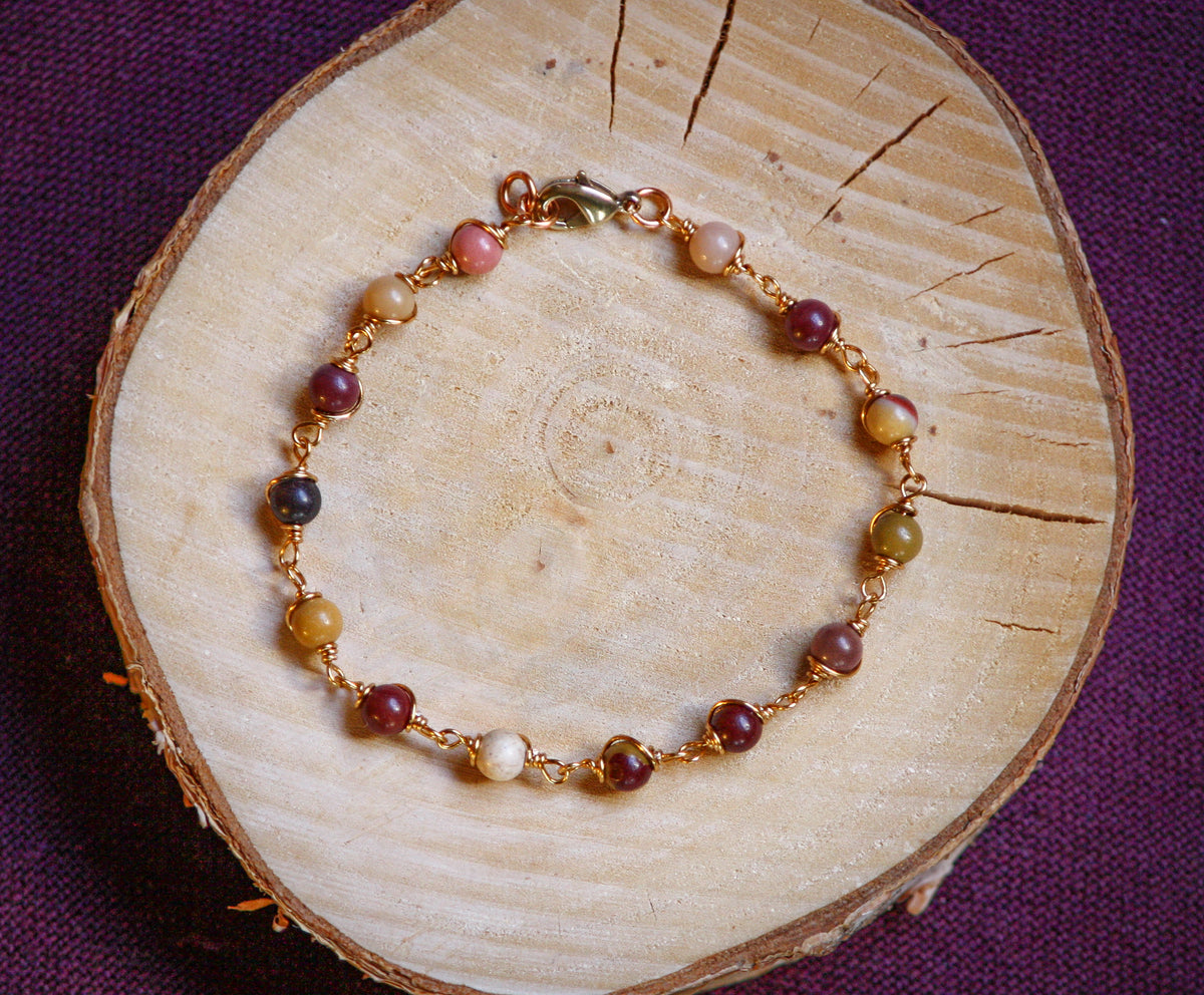 Mâlâ-armband – småsten 0,4 mm