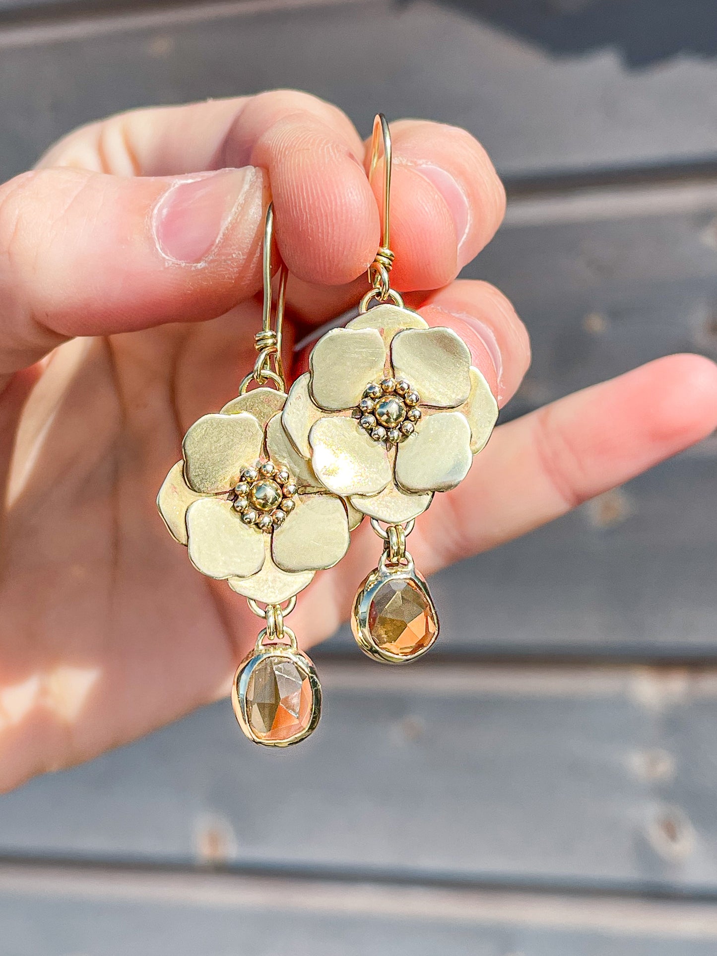 Boucles d’oreilles Anémones - Les douceurs