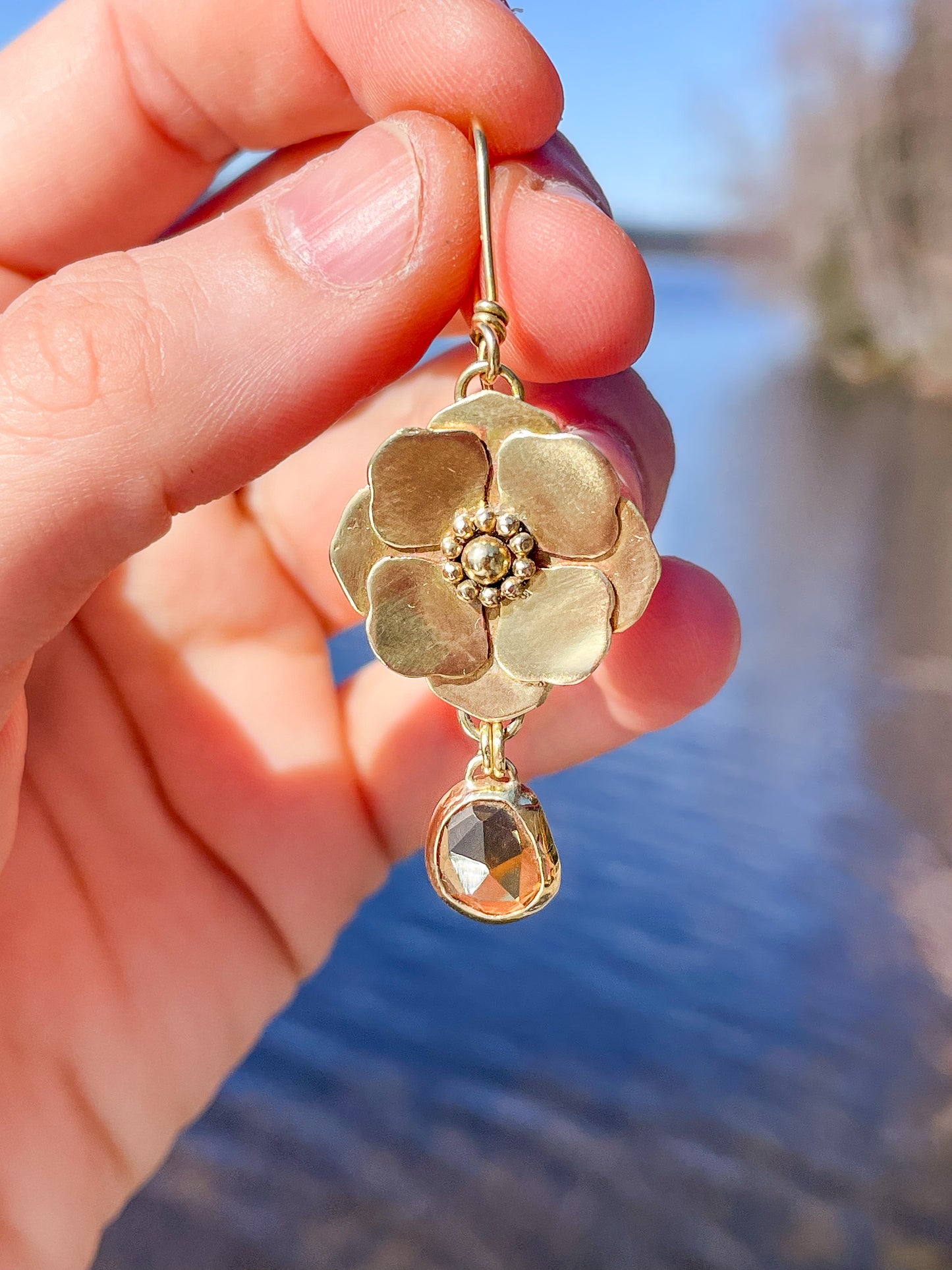 Boucles d’oreilles Anémones - Les douceurs