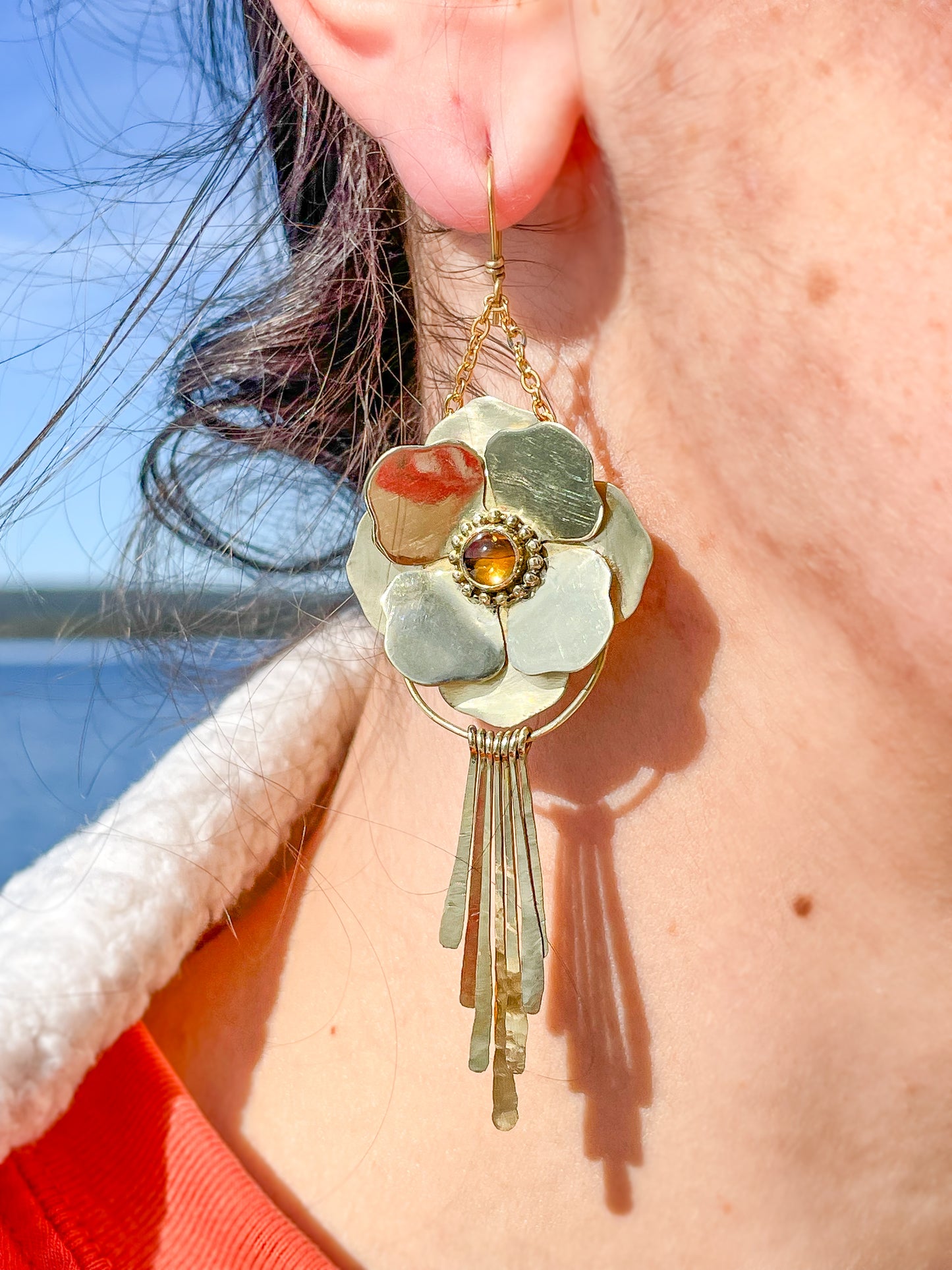 Boucles d’oreilles Anémones - Les rayonnantes