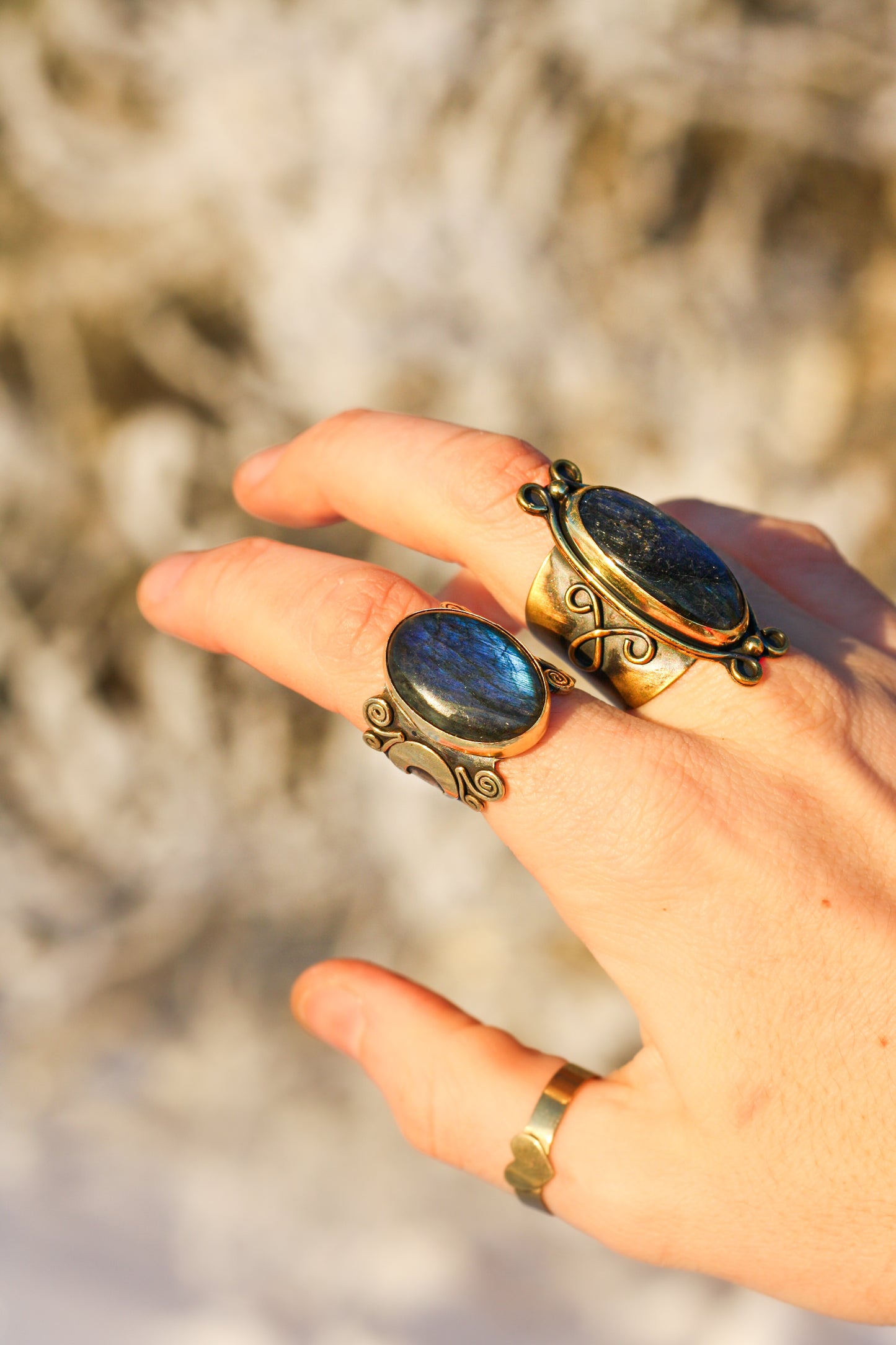 Treasures of the High Priestess - Labradorite Ring