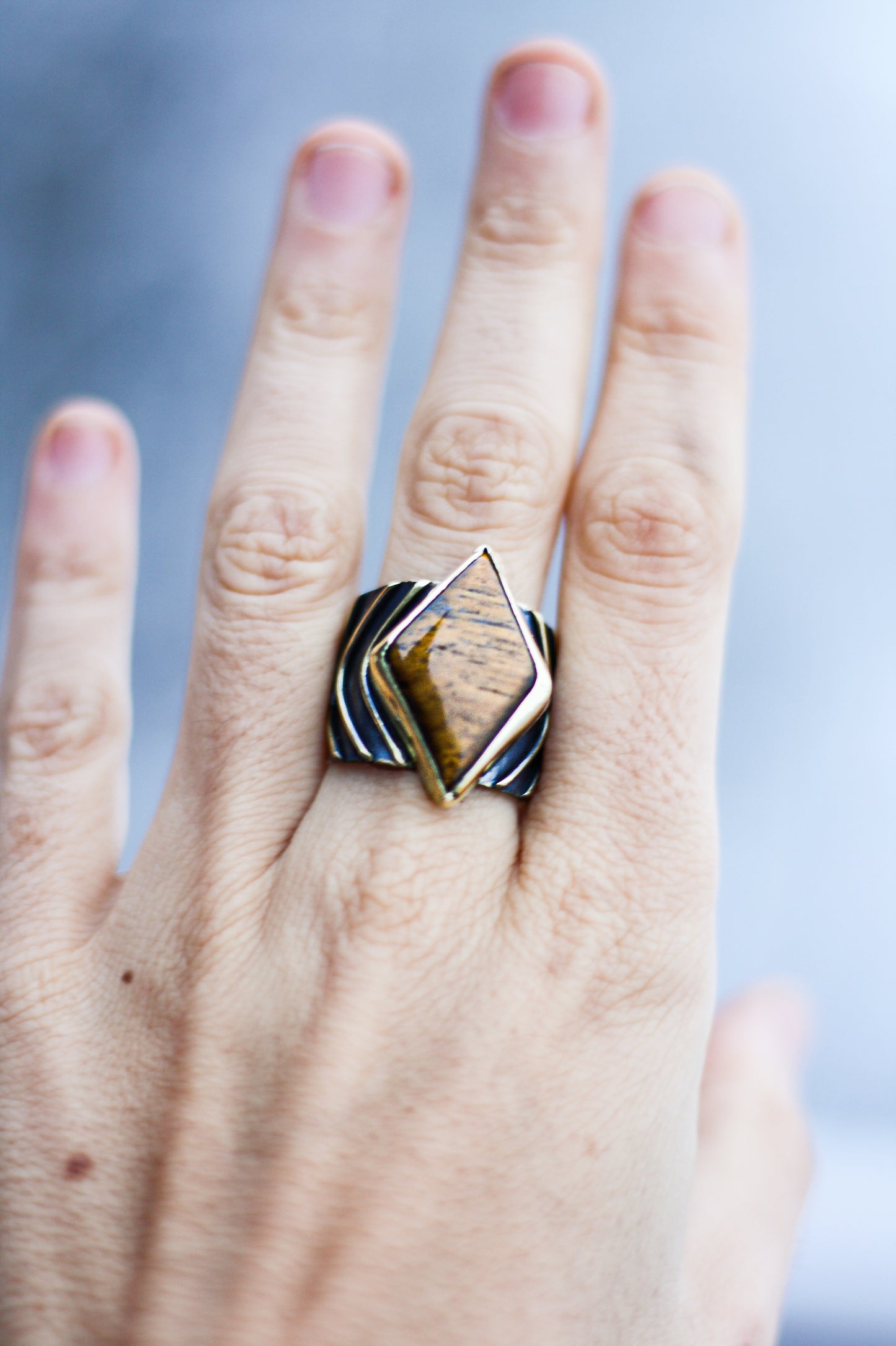 Tribal Treasures - Tiger's Eye Ring