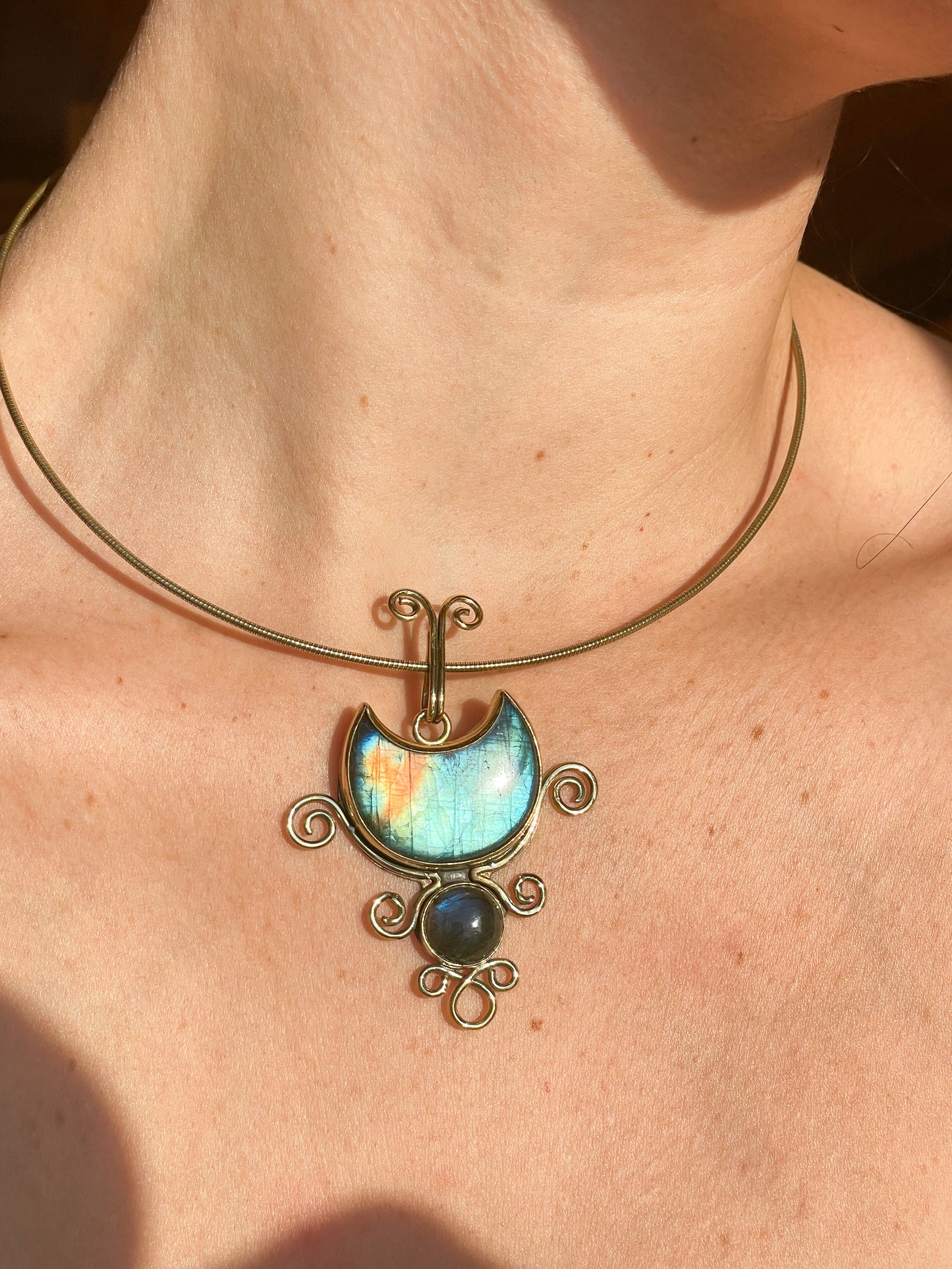Treasures of the High Priestess - Labradorite Pendant