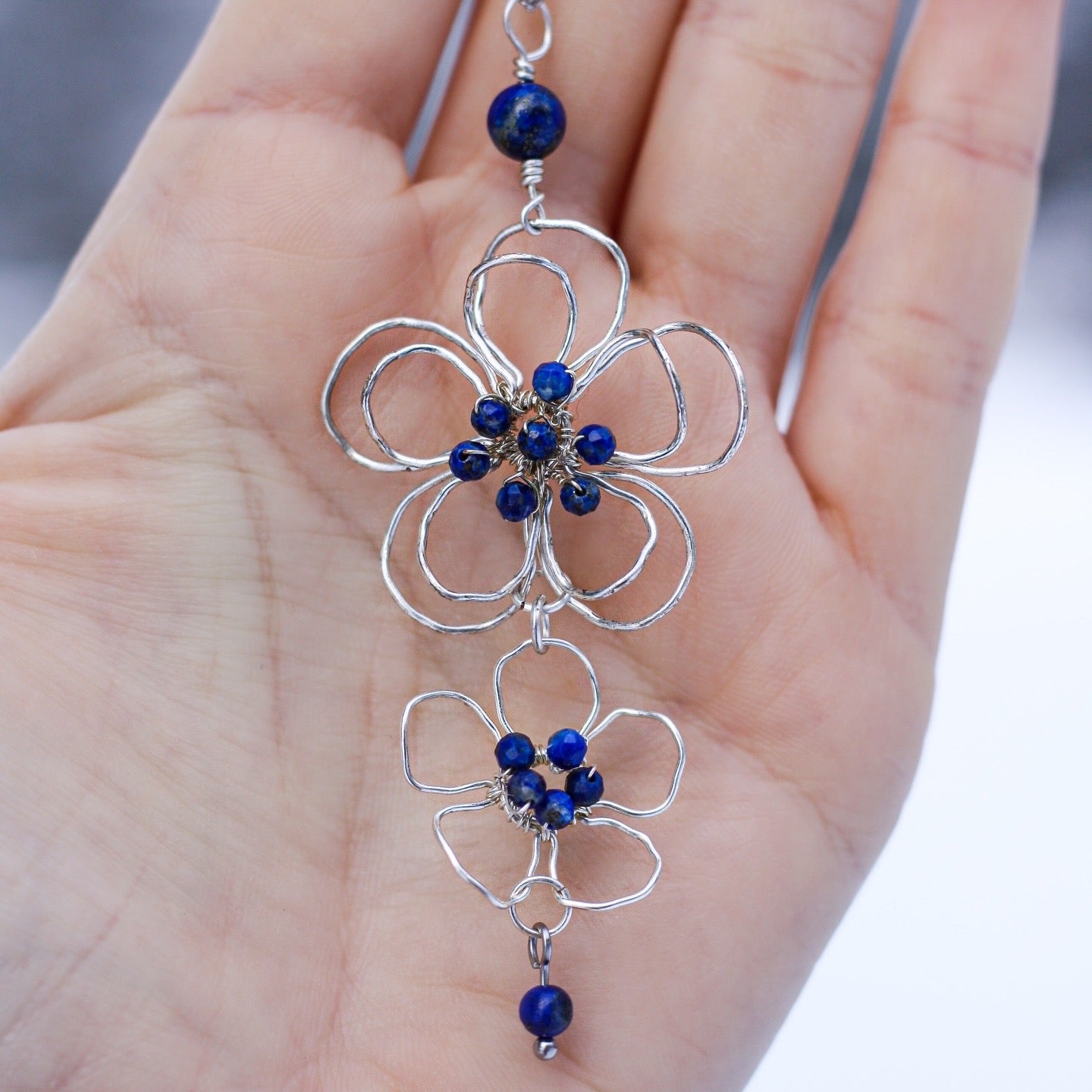 Floral Treasures - Apricot Blossom Pendant