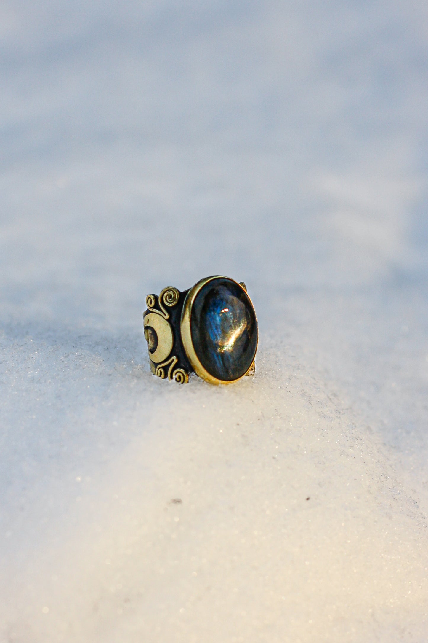 Treasures of the High Priestess - Labradorite Ring