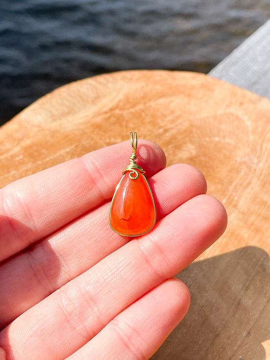 Pendentif - Cornaline