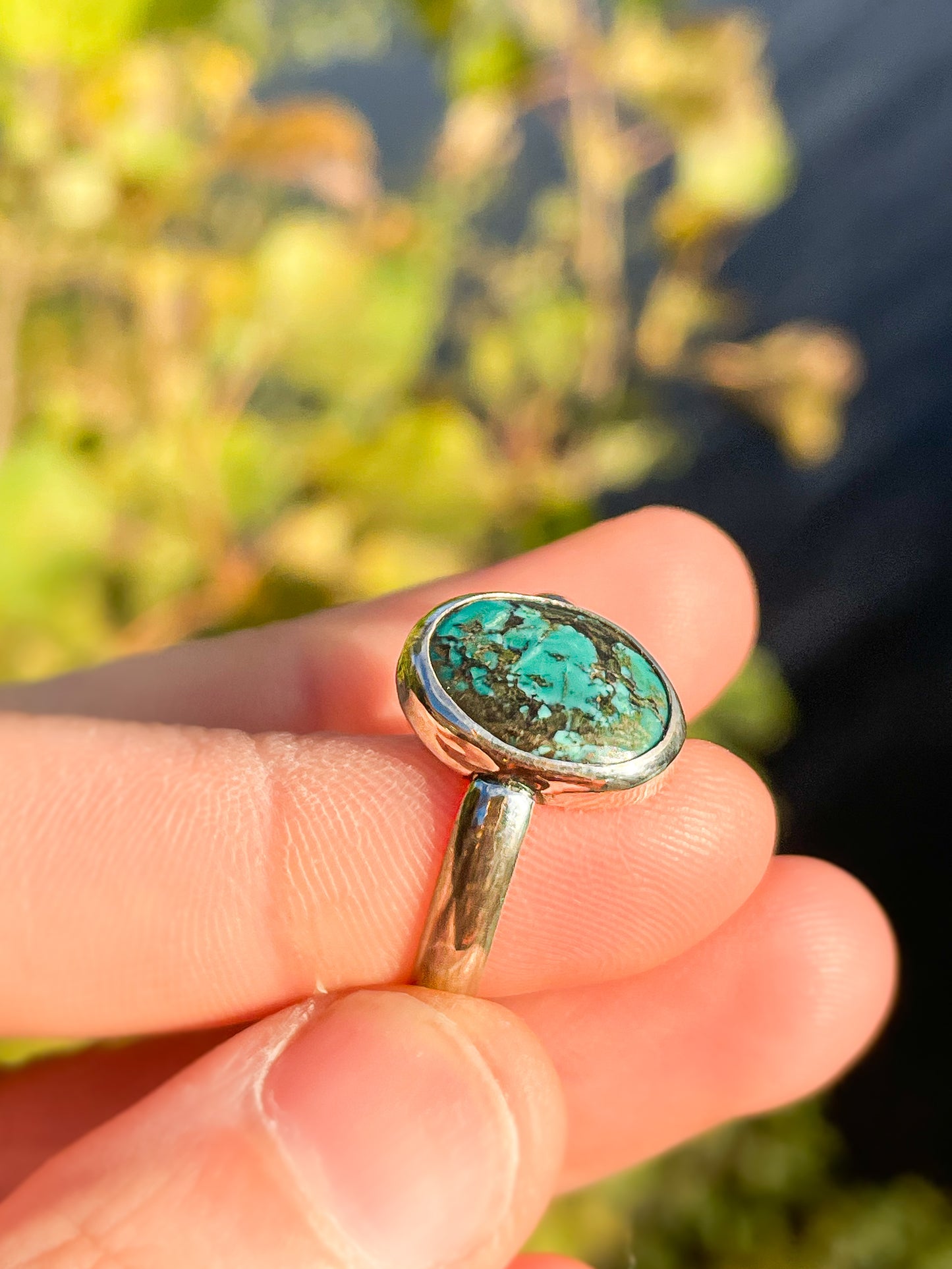 Trésors d’argent - Bague turquoise