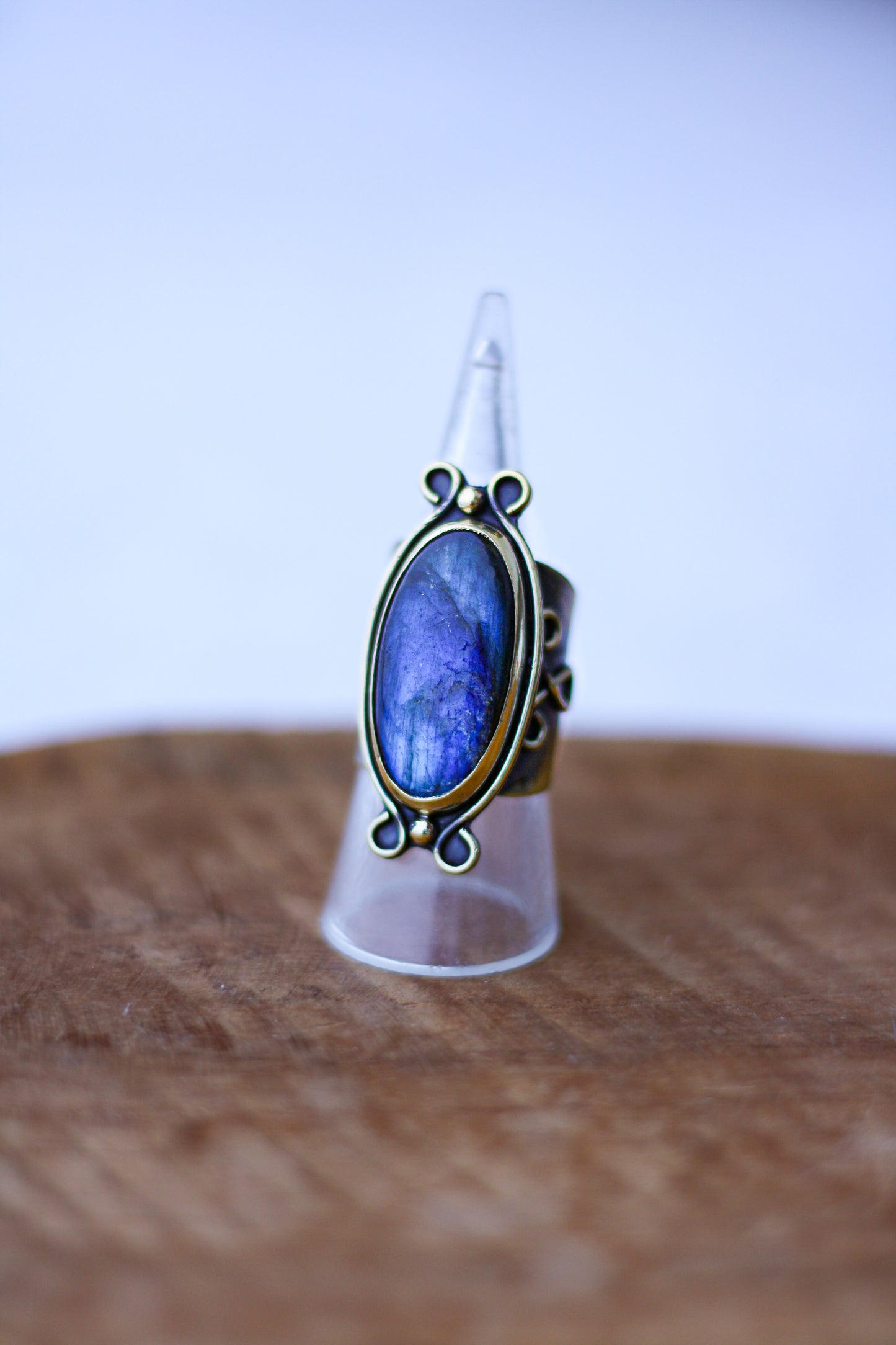 Trésors de nuit - bague labradorite