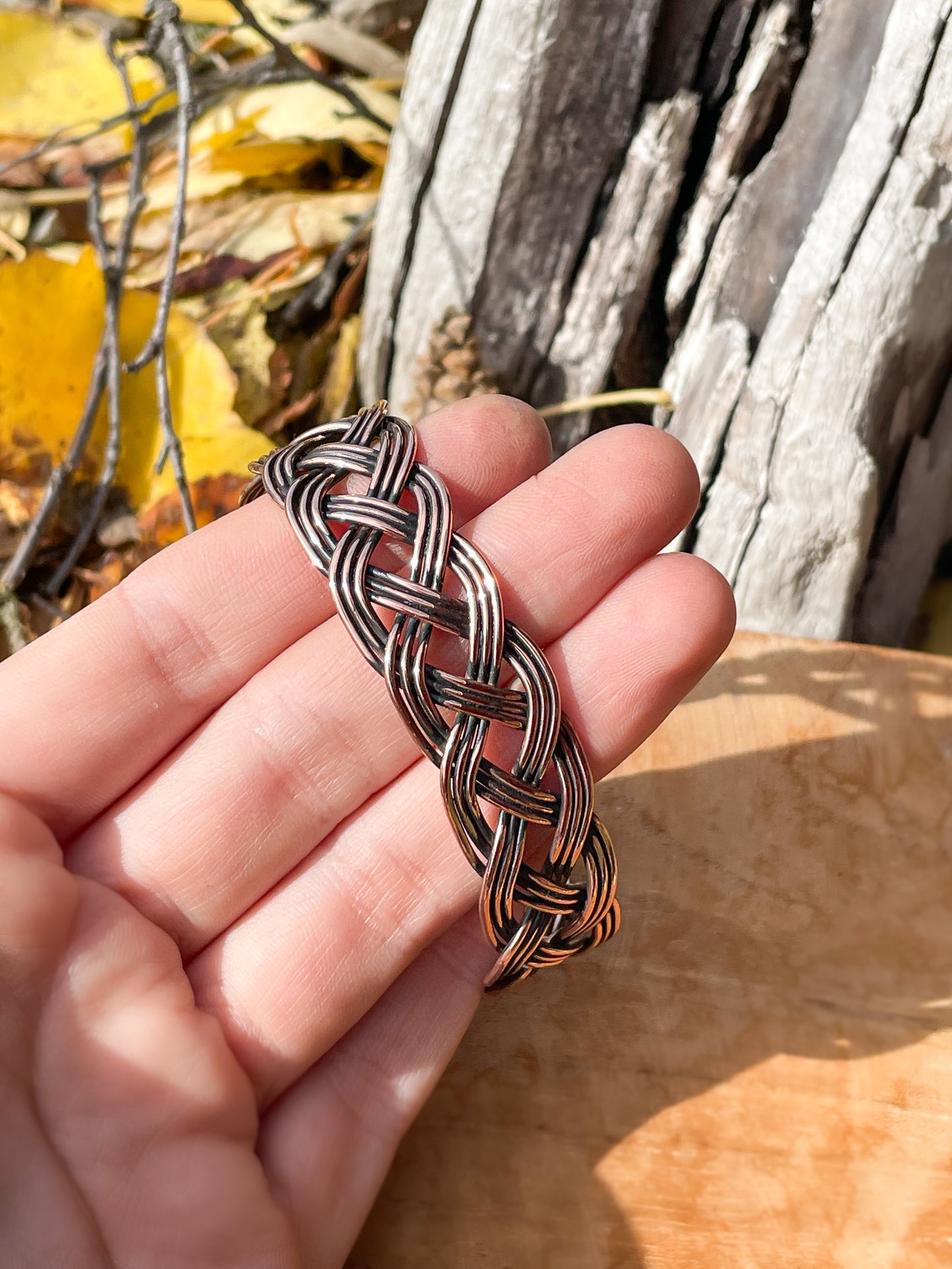 Trésors Celte - bracelets tressés de cuivre