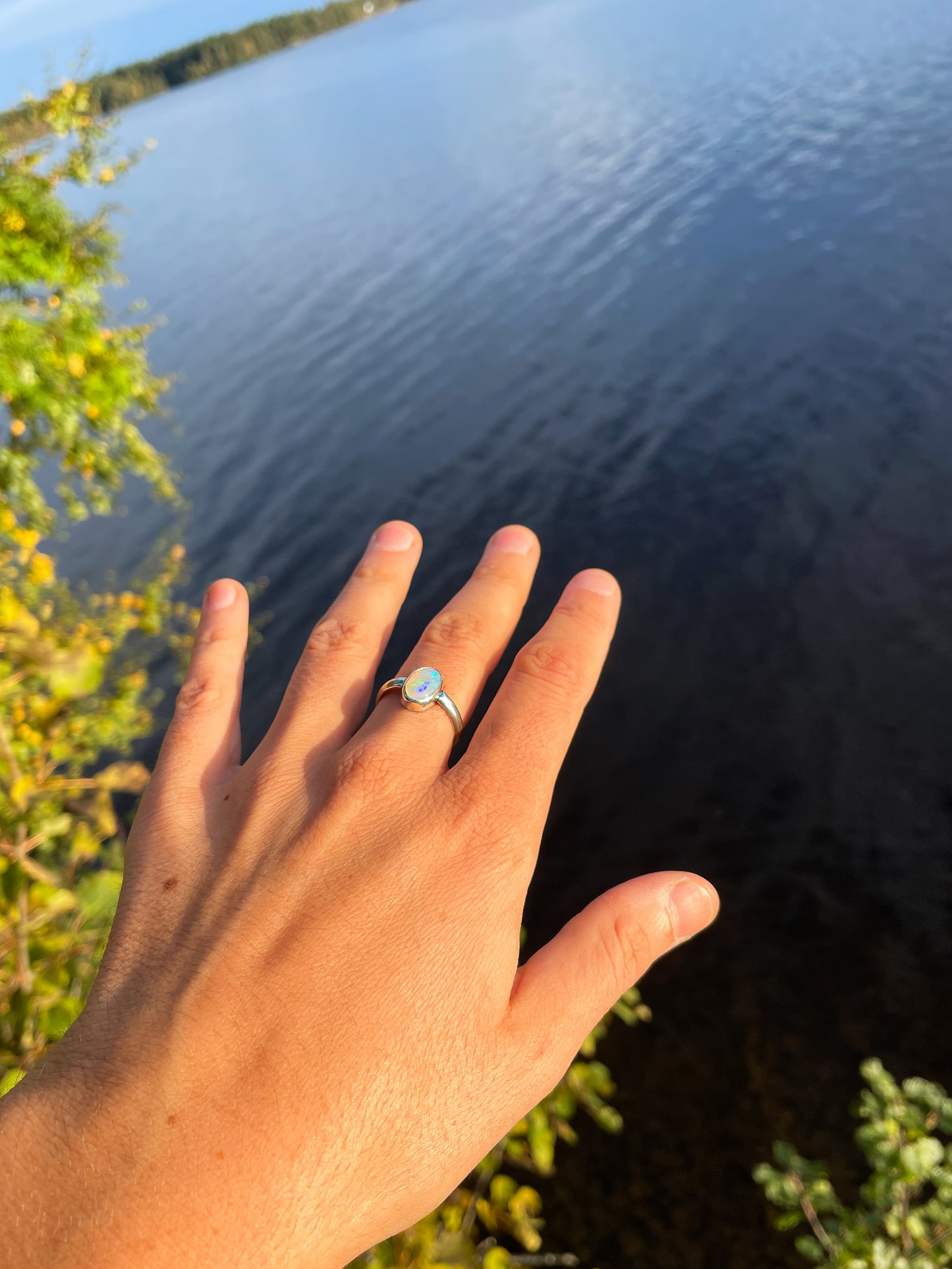 Trésors d’argent - Bague opale