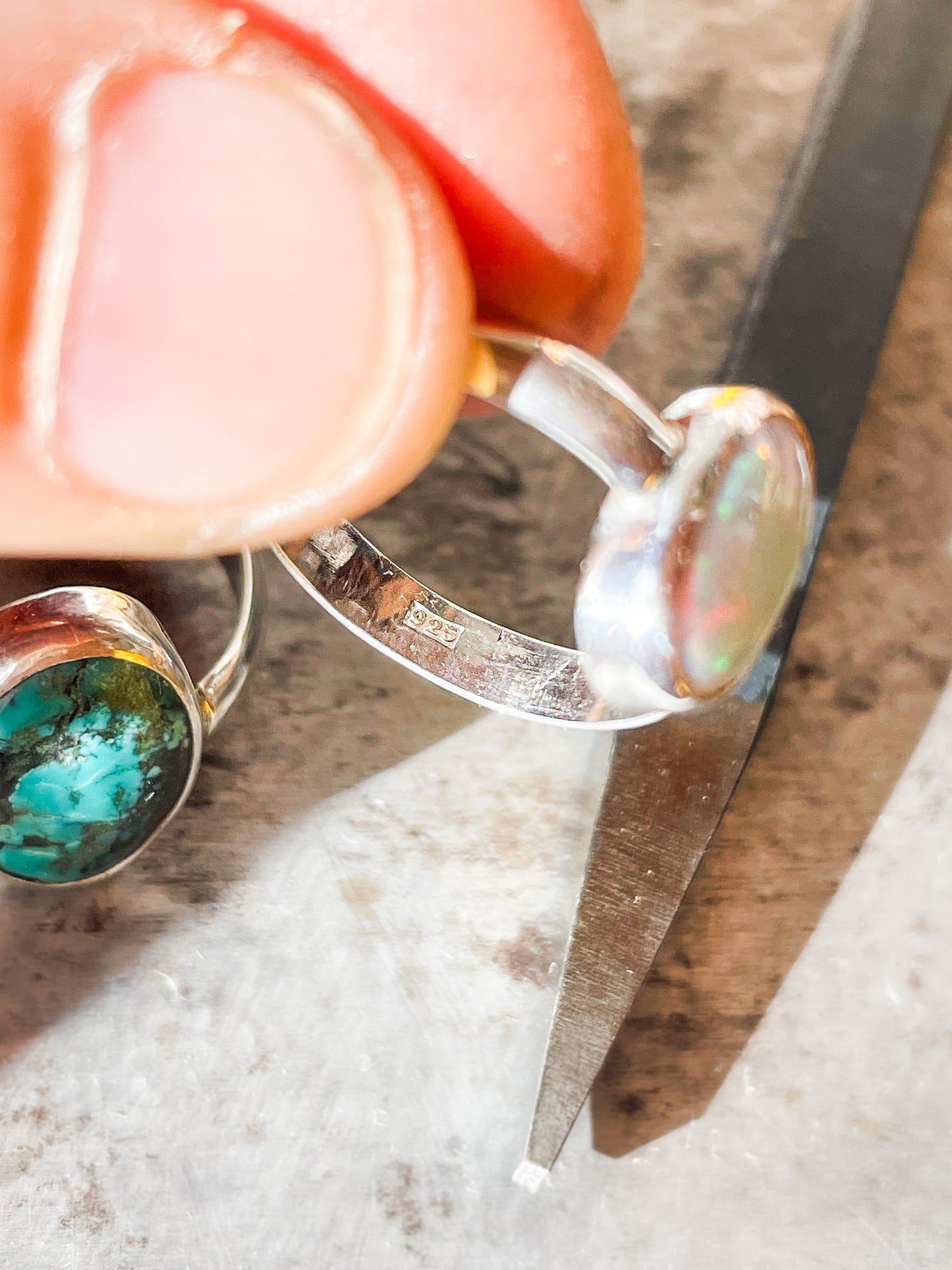 Trésors d’argent - Bague opale