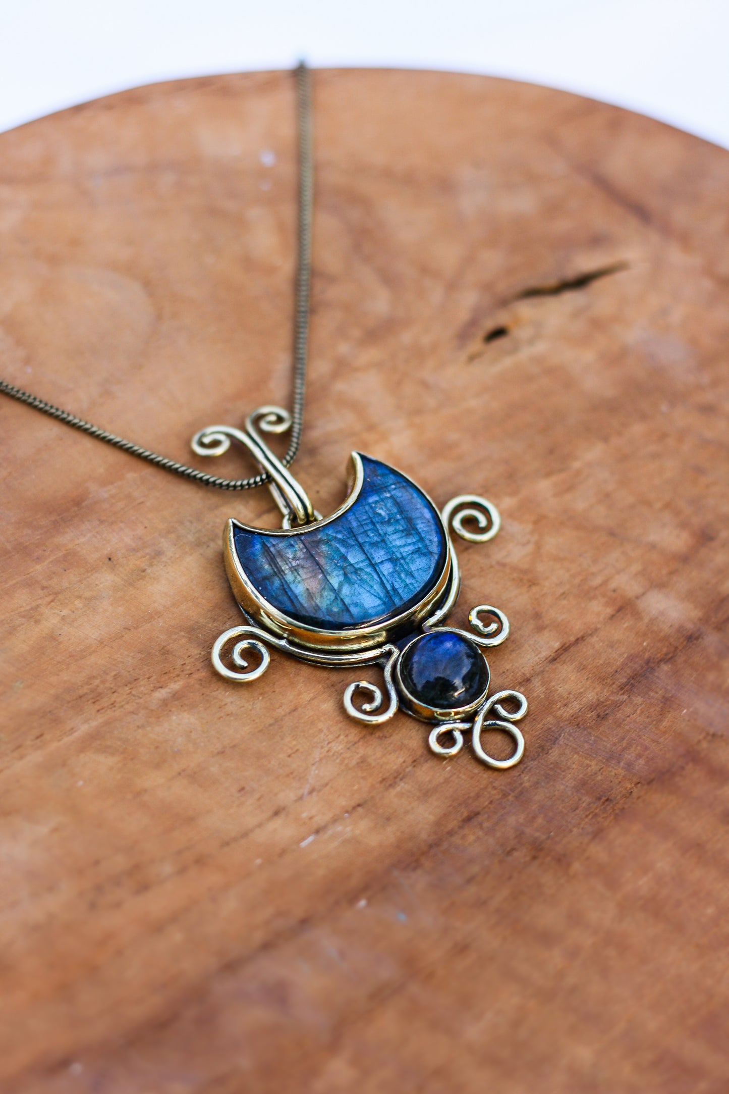 Treasures of the High Priestess - Labradorite Pendant