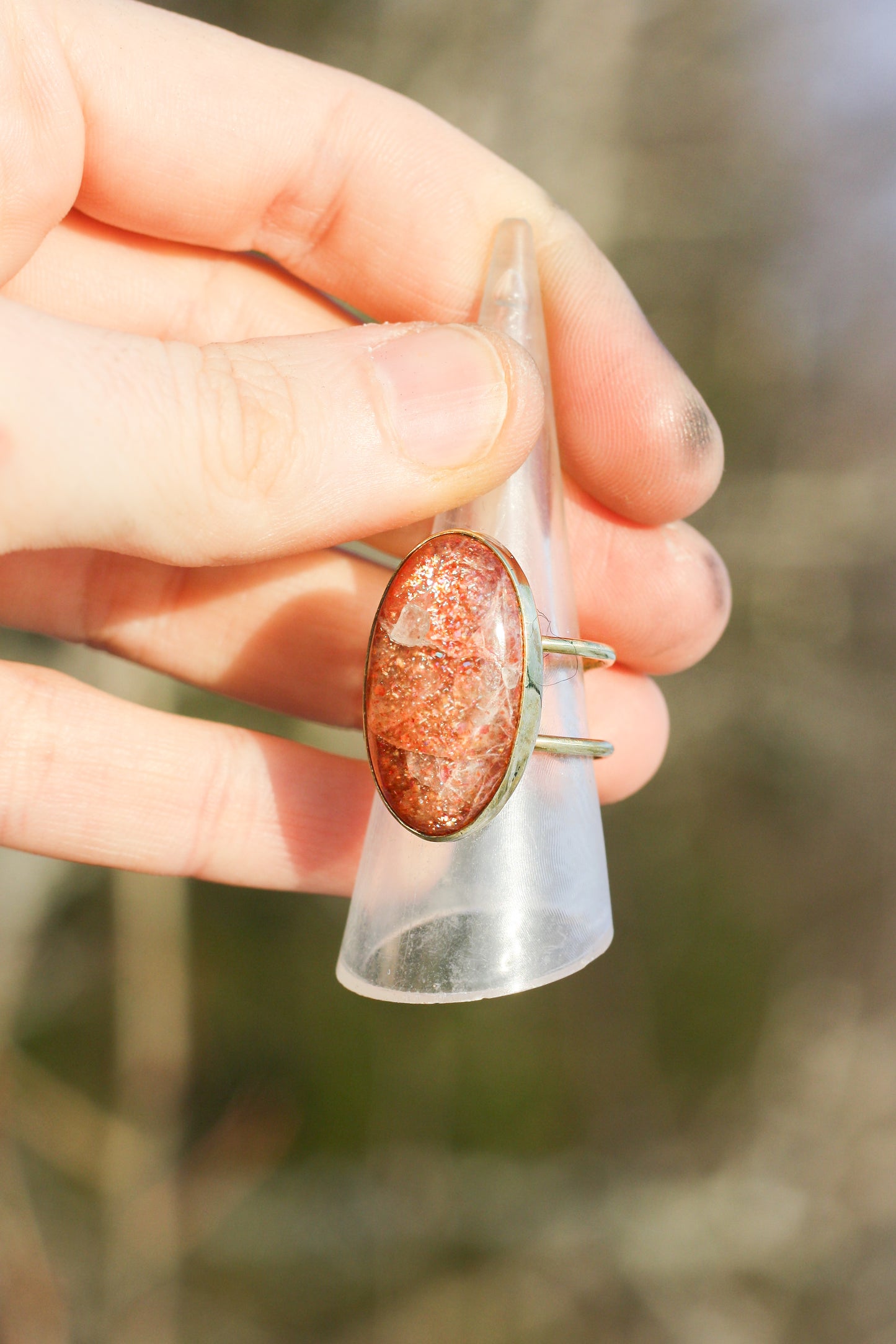 Orange Treasures - Sun Ring