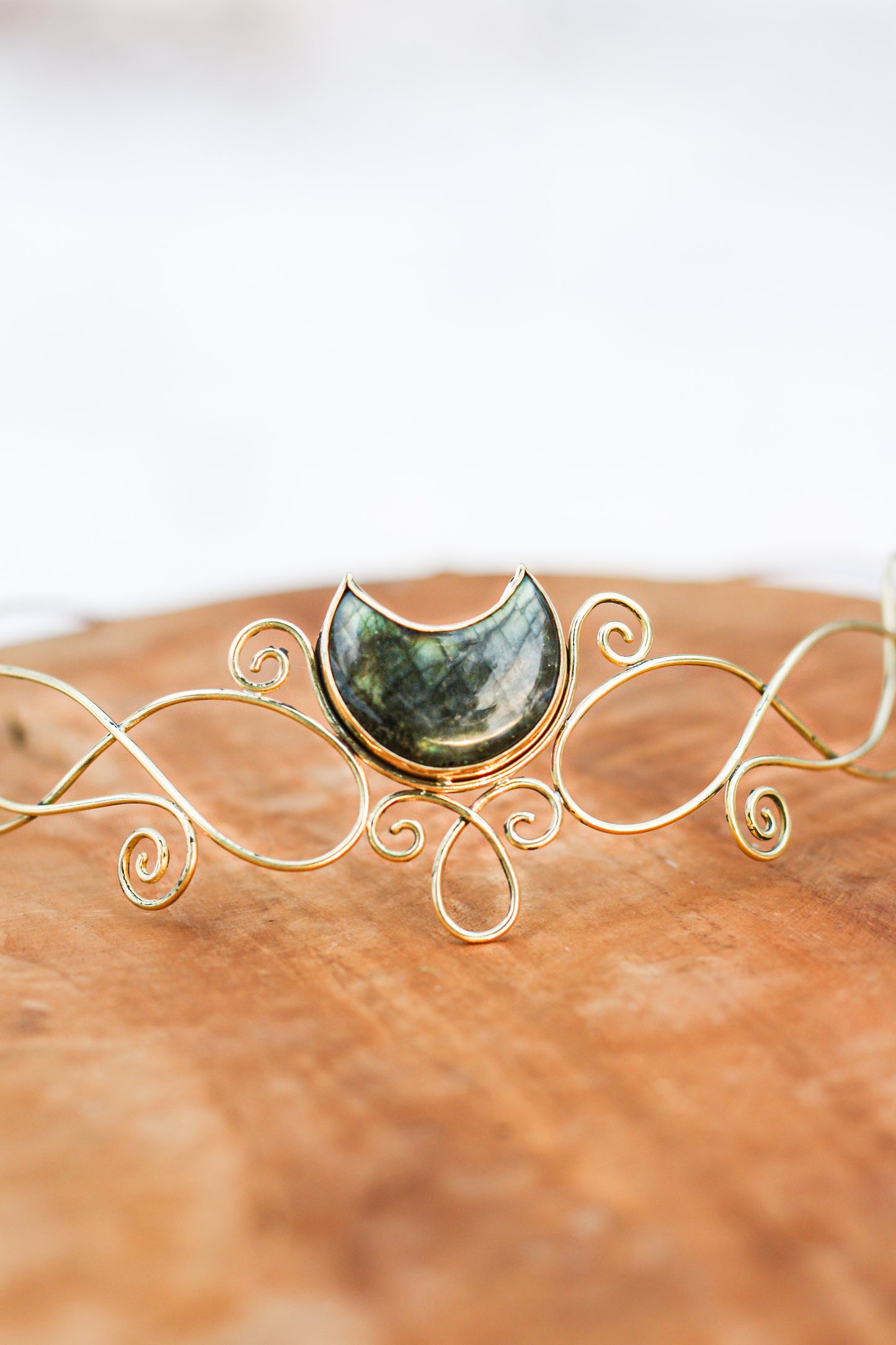 Treasures of the High Priestess - Labradorite Tiara