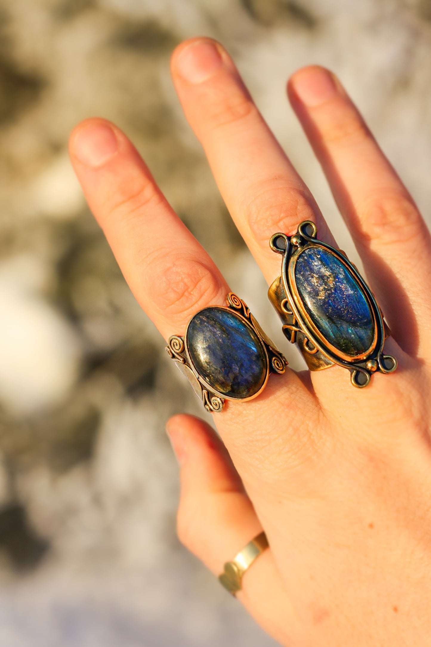 Treasures of the High Priestess - Labradorite Ring