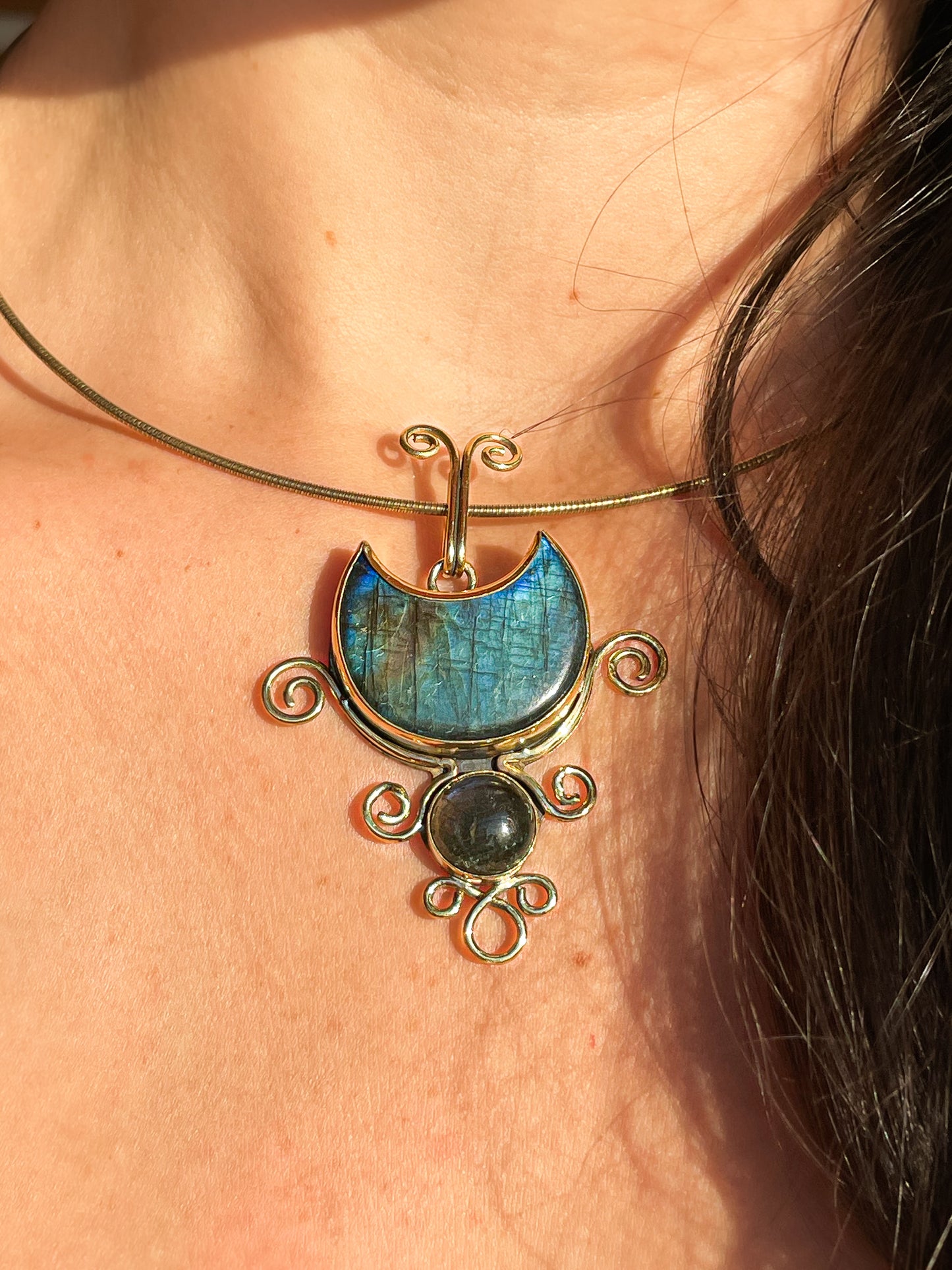 Treasures of the High Priestess - Labradorite Pendant