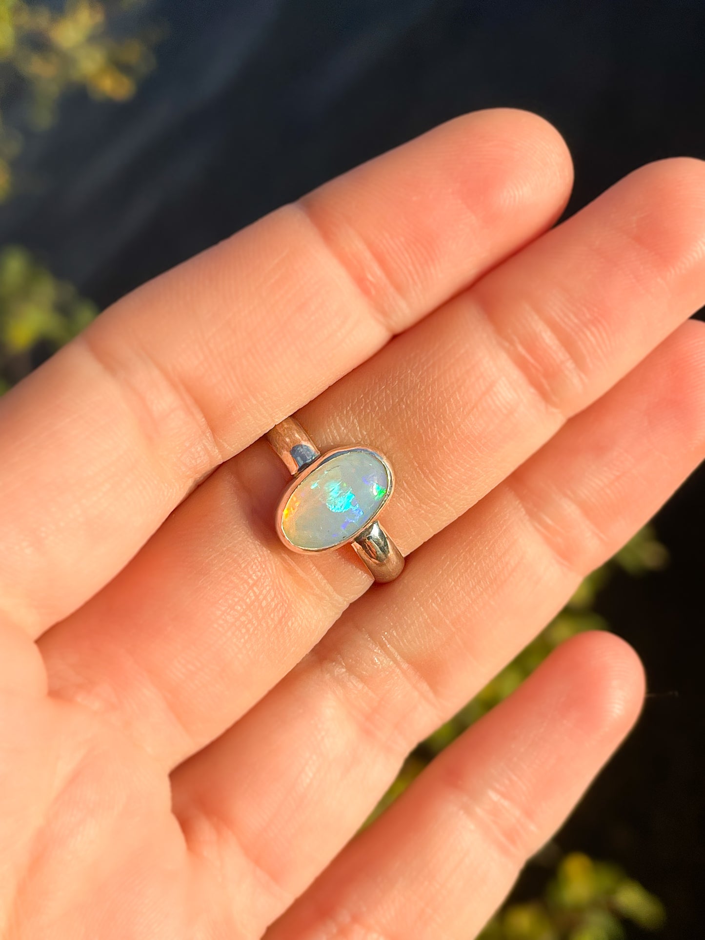 Trésors d’argent - Bague opale