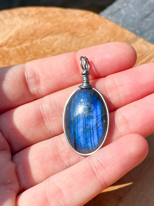 Pendentif - Labradorite