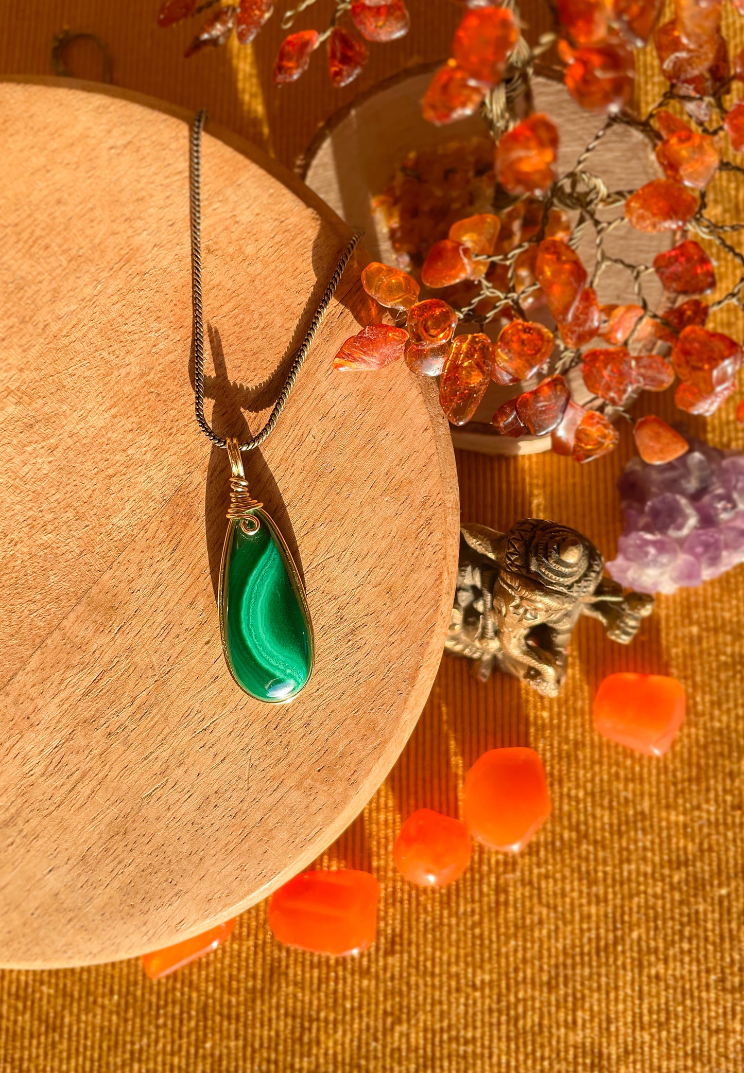 Pendentif - Malachite