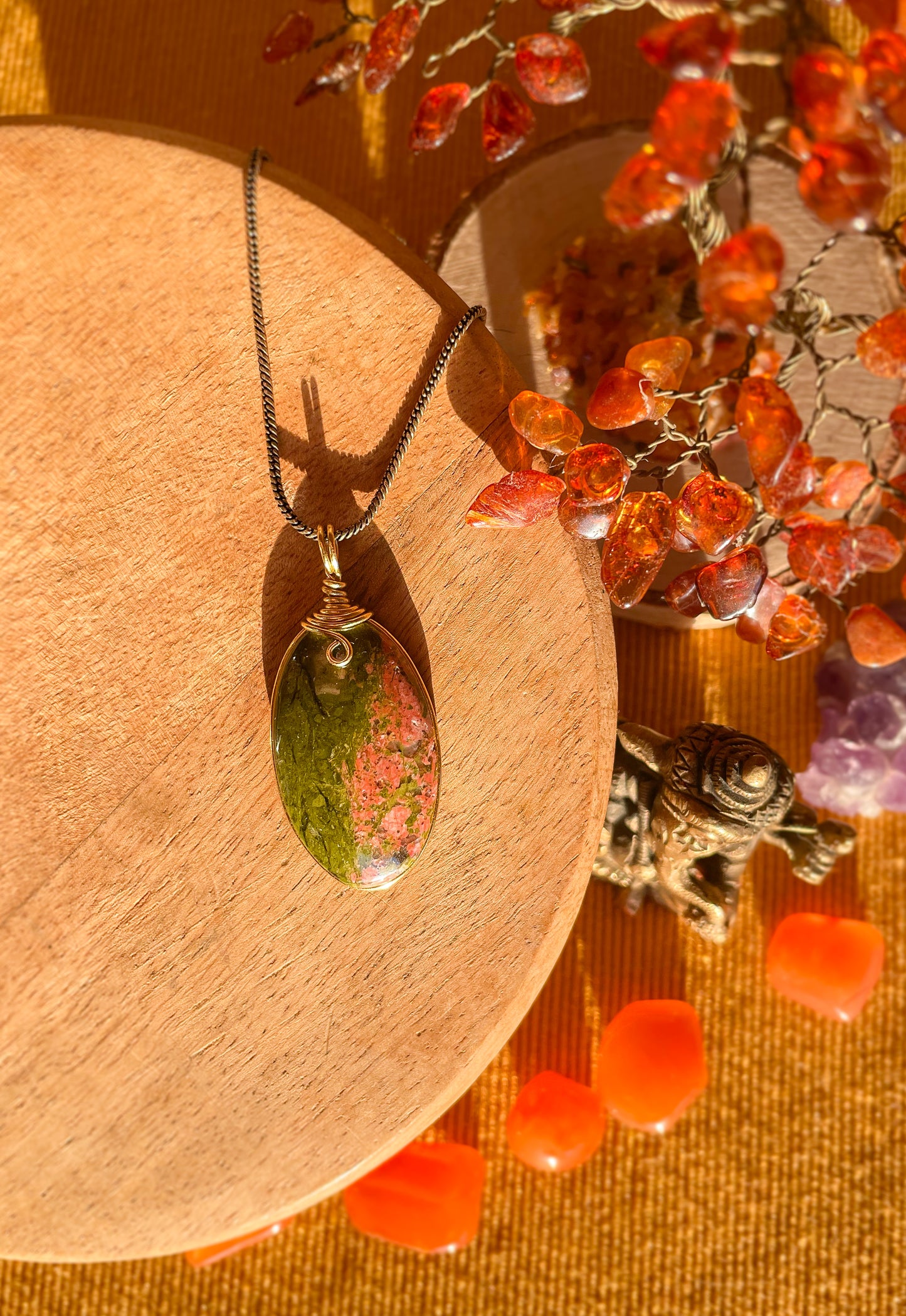 Pendentif - Unakite