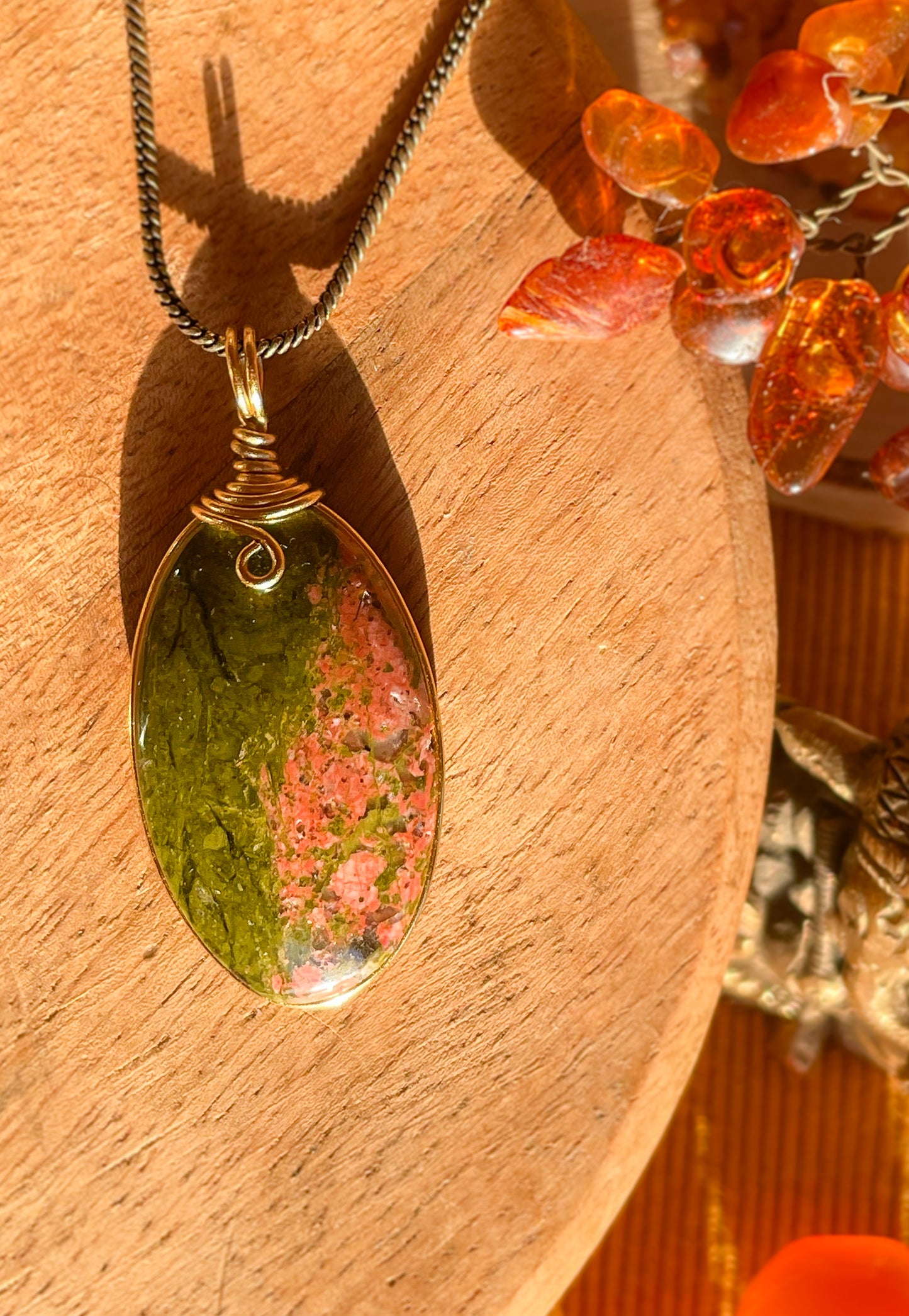 Pendentif - Unakite