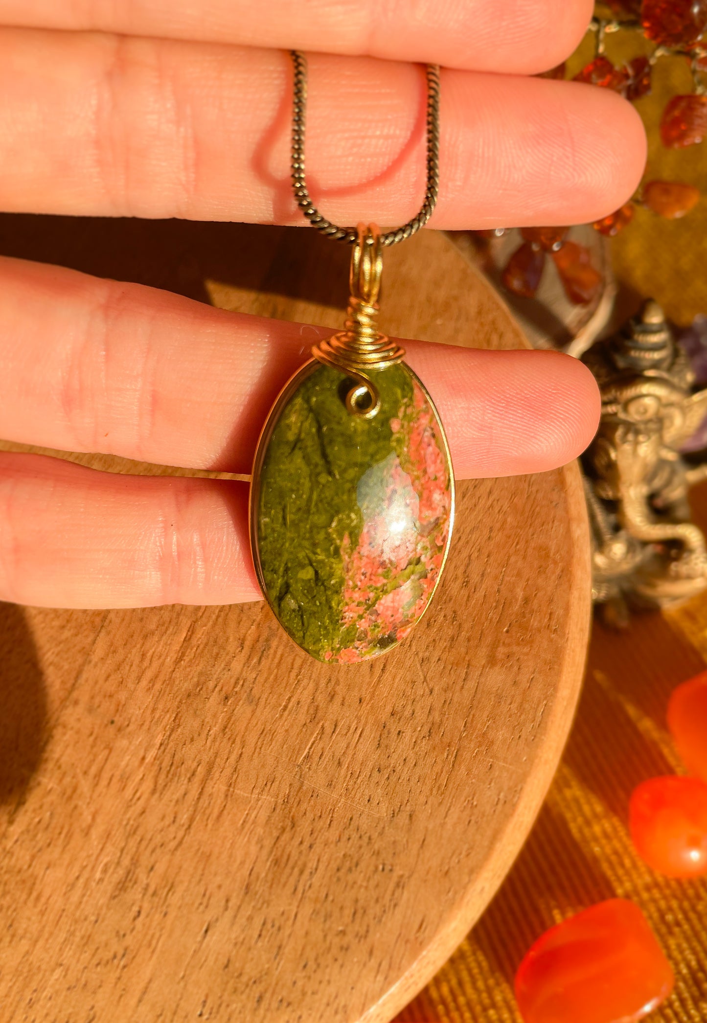 Pendentif - Unakite