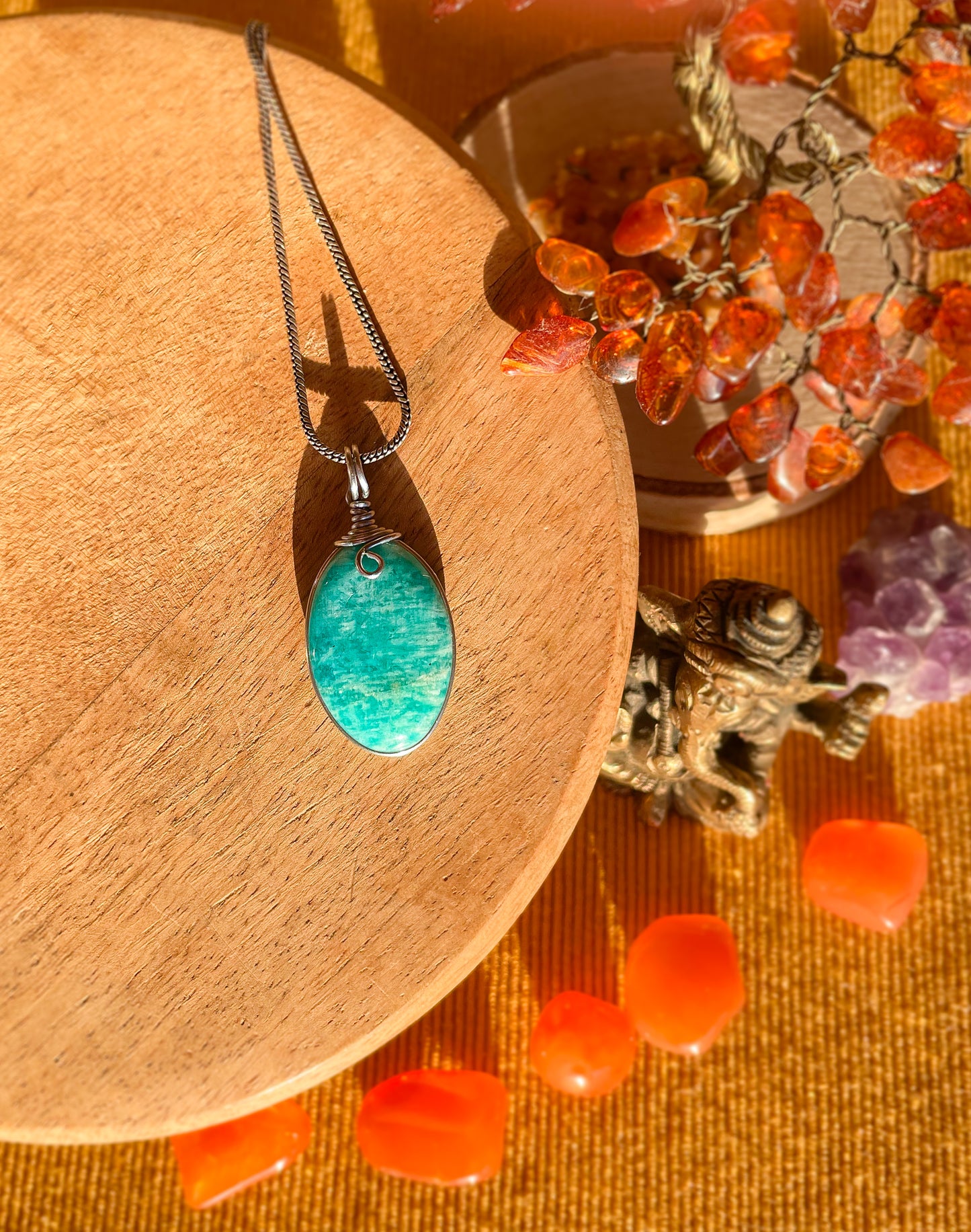 Pendentif -Amazonite