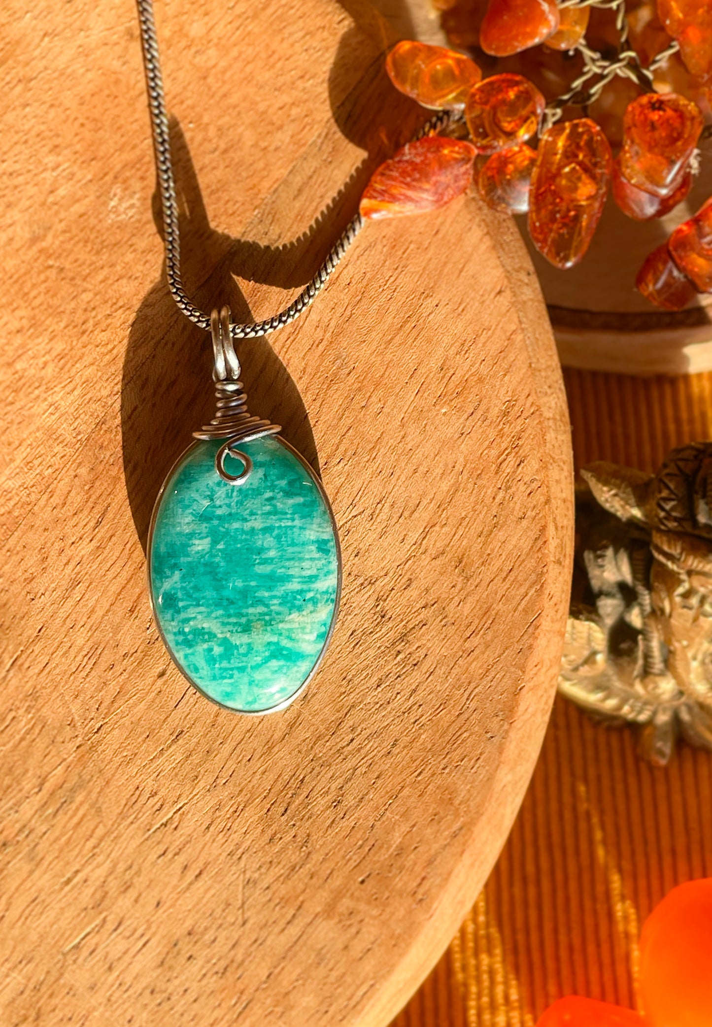 Pendentif -Amazonite